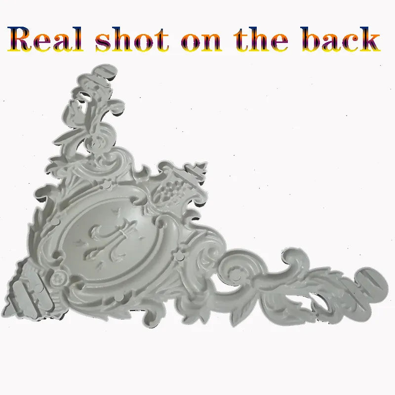 European style ceiling corner flower background wall passway decorative wall stickers Wedding home decoration non-wood carvings