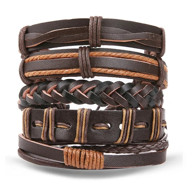 IFMIA Vintage Multi-layer Leather Bracelet Ladies Men's Bracelet Jewelry Bracelets Bangles New Style Party Gift Bohemian Gifts