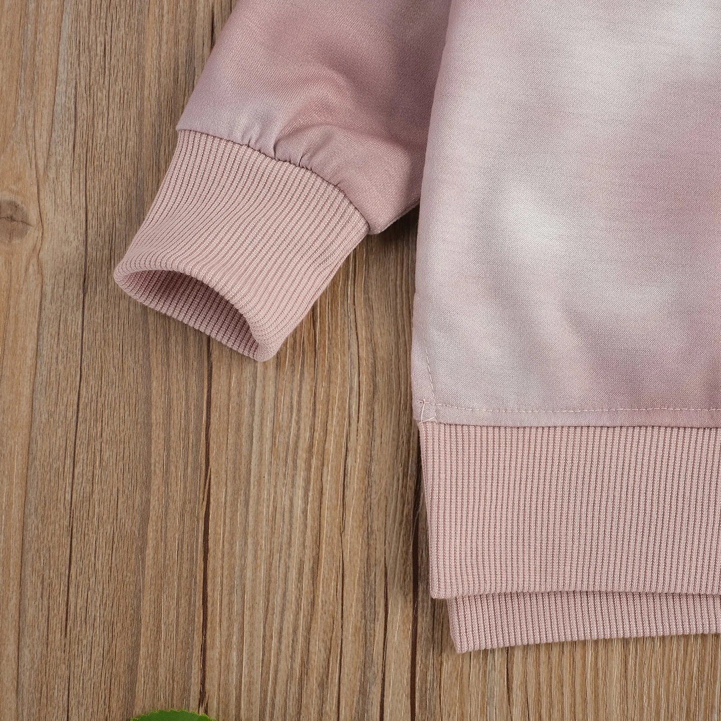 2 Pcs Newborn Baby Girls Boys Tie Dye Outfits, Infant Long Sleeve Round Neck Pullover + Tie Up Pants Pockets Spring Autumn