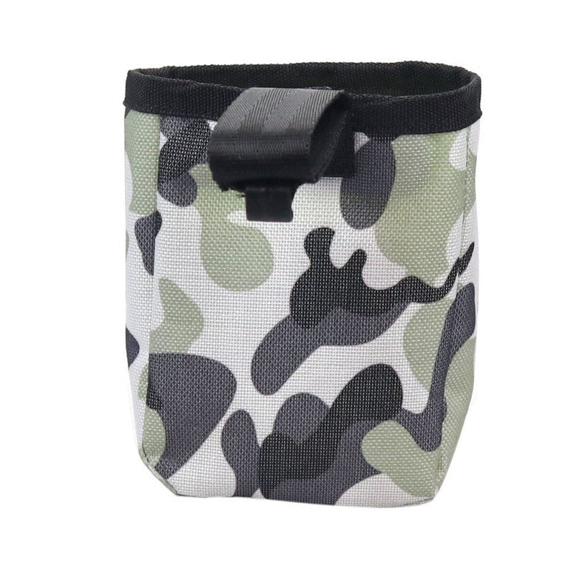 Pet Hands Free Training Waist Bag Dog Puppy Feed Pouch Outdoor Portable Camouflage Dogs Food Treat Pouch Waterproof Cloth Bag