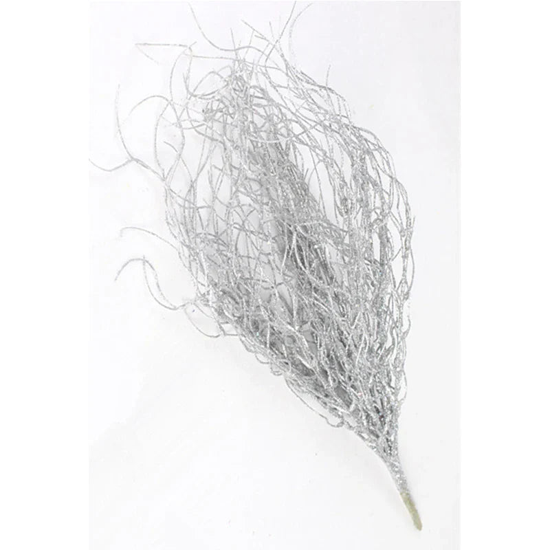46CM Long Artificial  Plant Simulation Gilded Grass Christmas Ornaments  Glitter  Bling  Artificial Flowers for Home Decoration