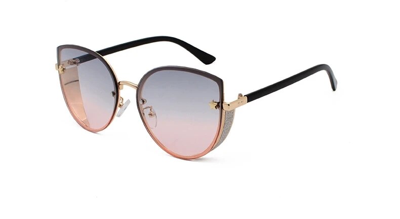 Sexy Ladies Cat Eye Women's Sunglasses Fashion High Quality Brand Gradient Shades Glasses Female Sunglasses Oculos Vintage