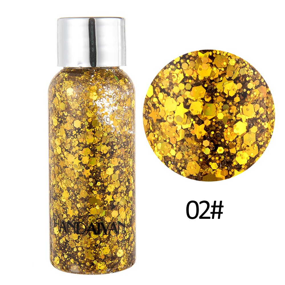 Shiny Eye Glitter Eyeshadow Nail Hair Body Face Sequins   Pigment for Eyes Glitter Eyeshadow Festival Party Glitter косметика