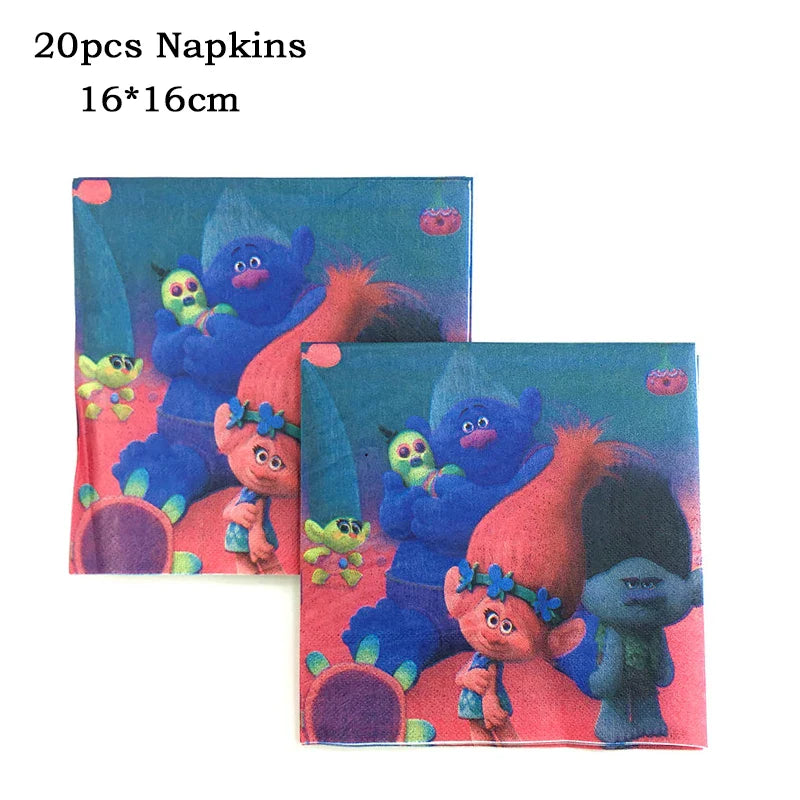Trolls 2 Disposable Party Supplies