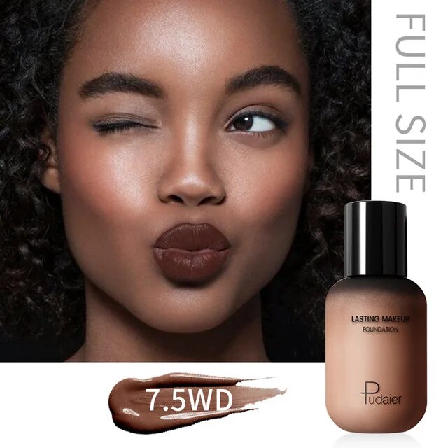 Pudaier 40ml Matte Makeup Foundation Cream For Face Professional Concealing Make Up Liquid Long-lasting Cosmetics