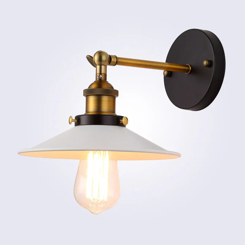American vintage wall lamp indoor lighting bedside lamps wall lights for home  diameter 22cm 110V/220V E27