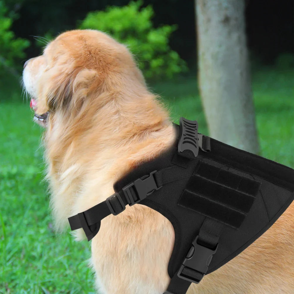 Tactical Dog Harness K9 Vest Breathable Adjustable Pet Harness For Large Dog Harness Vest German Shepherd Walking Running