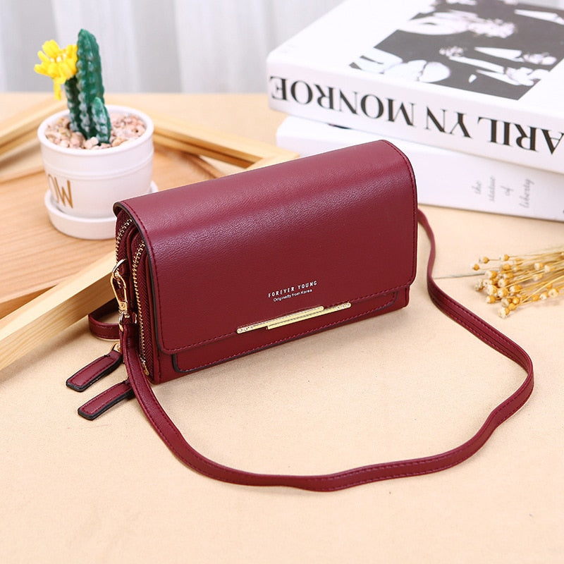 Fashion Women Chain Handbag Retro Casual Solid Women Totes Shoulder Bags Exquisite Shopping Bag Simple Purse Wallet