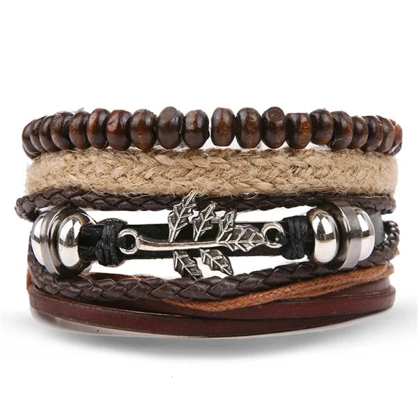 IFMIA Vintage Multi-layer Leather Bracelet Ladies Men's Bracelet Jewelry Bracelets Bangles New Style Party Gift Bohemian Gifts