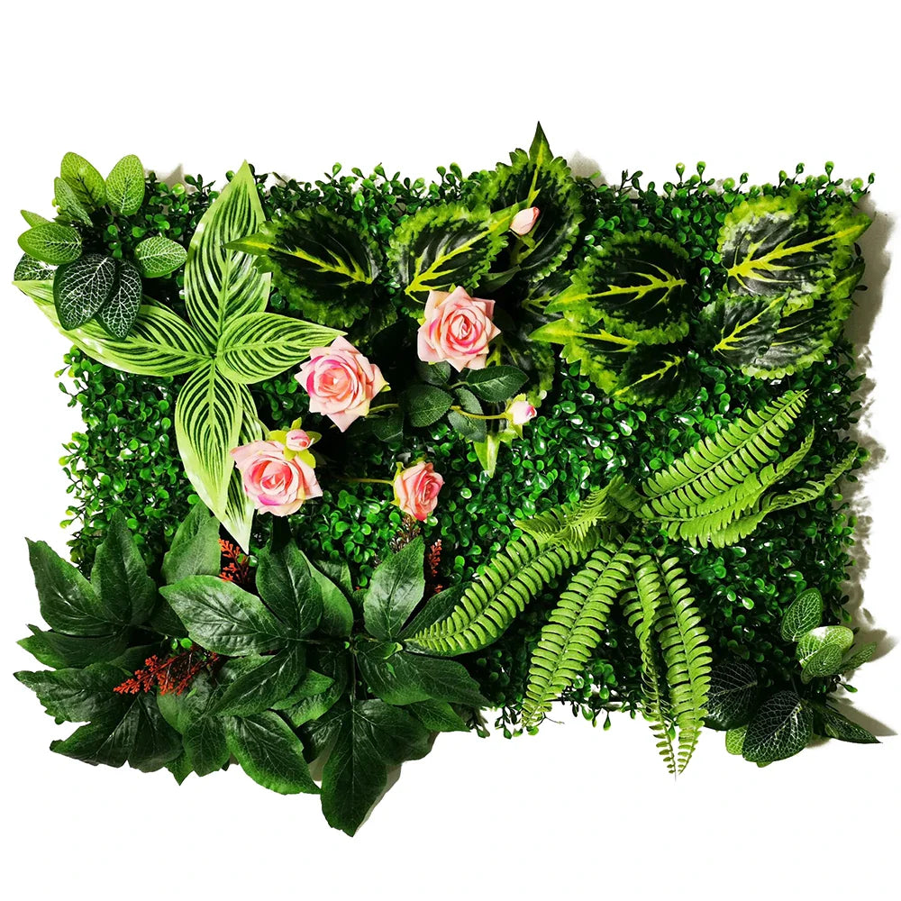 Home Decoration Artificial Plant Lawn Grass Green Moss Fake Wall  Garden Outdoor Interior Decor