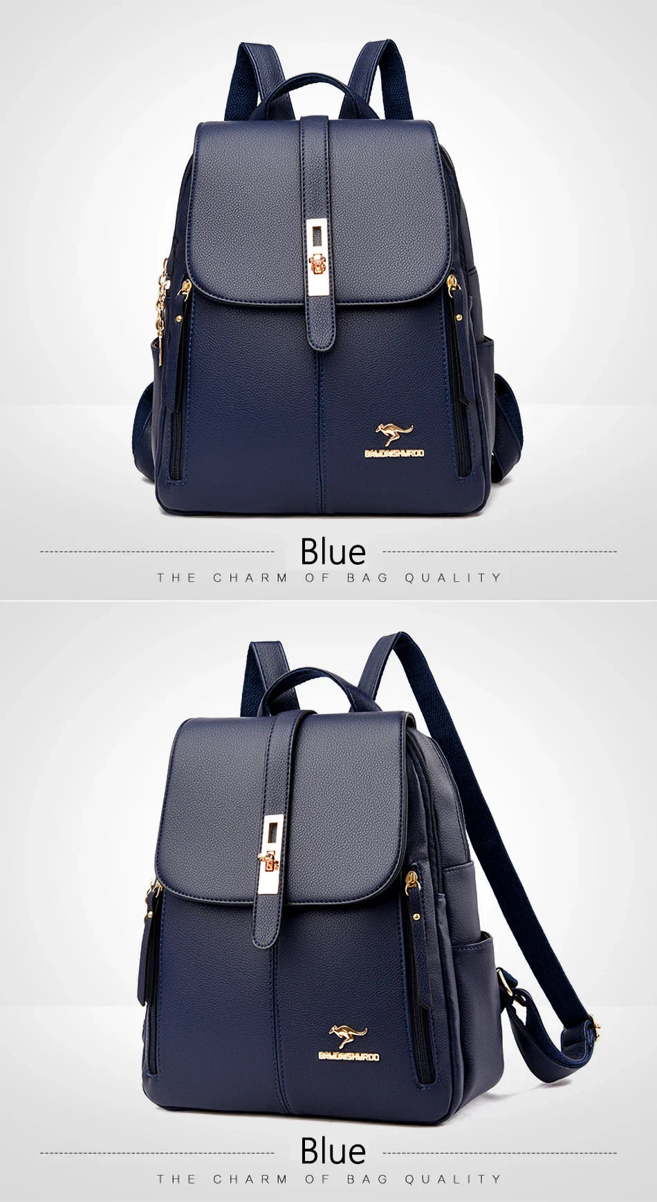 Women Large Capacity Backpack Purses High Quality Leather Female Vintage Bag School Bags Travel Bagpack Ladies Bookbag Rucksack