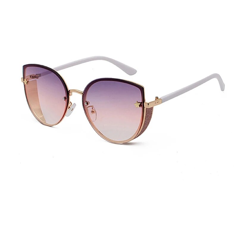 Sexy Ladies Cat Eye Women's Sunglasses Fashion High Quality Brand Gradient Shades Glasses Female Sunglasses Oculos Vintage