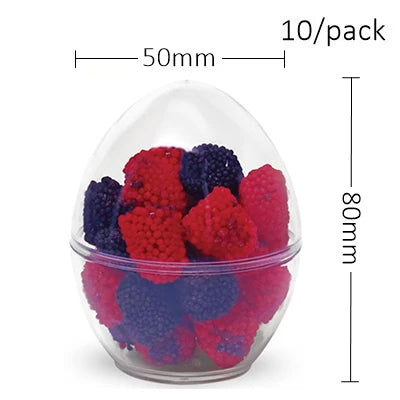 10 Pieces x Home Party Wedding Disposable Plastic Tableware Supplies, 75*62mm/100ml Mini Twisted Dessert Cup