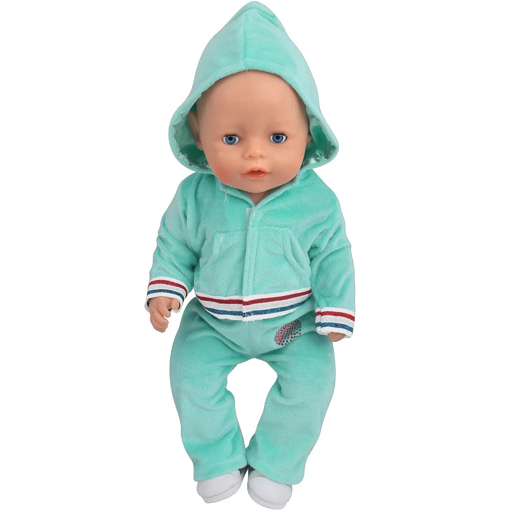 43 Cm Boy American Dolls Uniforms Unicorn Queen Born Baby Toys 18 Inch Doll Gift f41