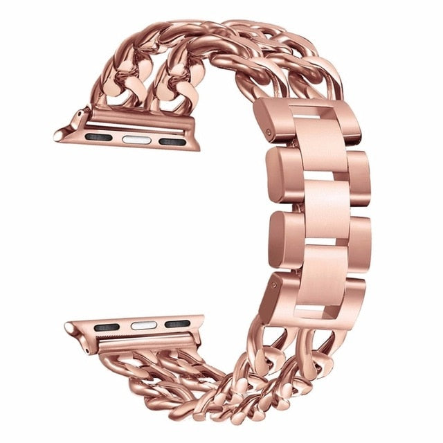 Stainless Steel Band For Apple Watch 6 SE 5 4 3 2 Band 40mm 44mm strap wristband Metal Band for iWatch Series 6 5 4 3 38mm 42mm