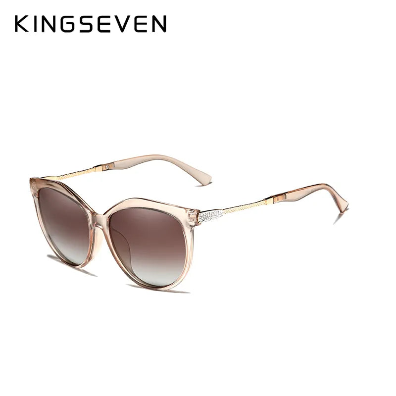 KINGSEVEN 2022 Polarized Women's Sunglasses Gradient Lens Luxury Sun glasses Brand Lentes de sol Mujer
