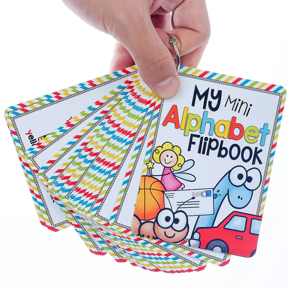 Alphabet 26 Letters 156 Phonics Words English Flash Cards Early Development Educational Toys Children Kids Montessori Learning T