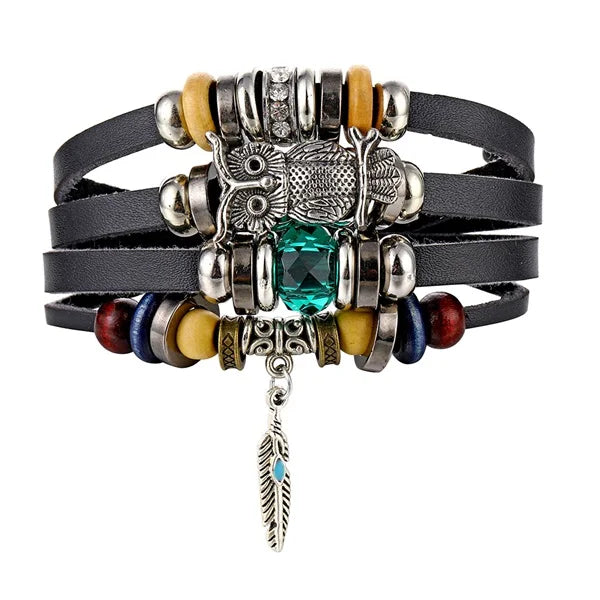 IFMIA Vintage Multi-layer Leather Bracelet Ladies Men's Bracelet Jewelry Bracelets Bangles New Style Party Gift Bohemian Gifts