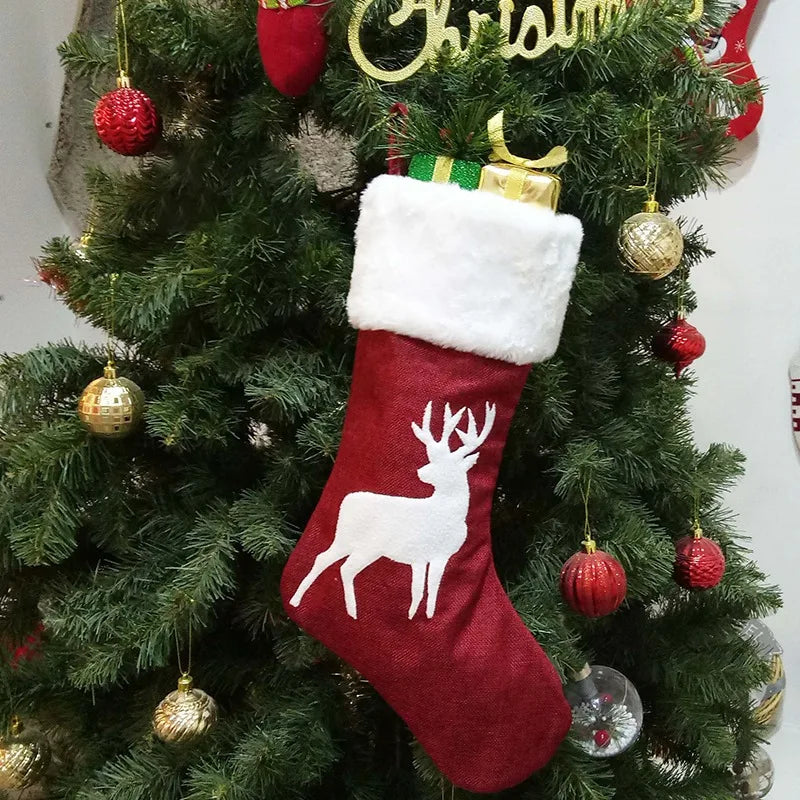 Marry Christmas Santa Claus Hanging Doll Window Navidad Christmas Tree Ornament Xmas Outdoor Door Wall Decoration New Year 2022