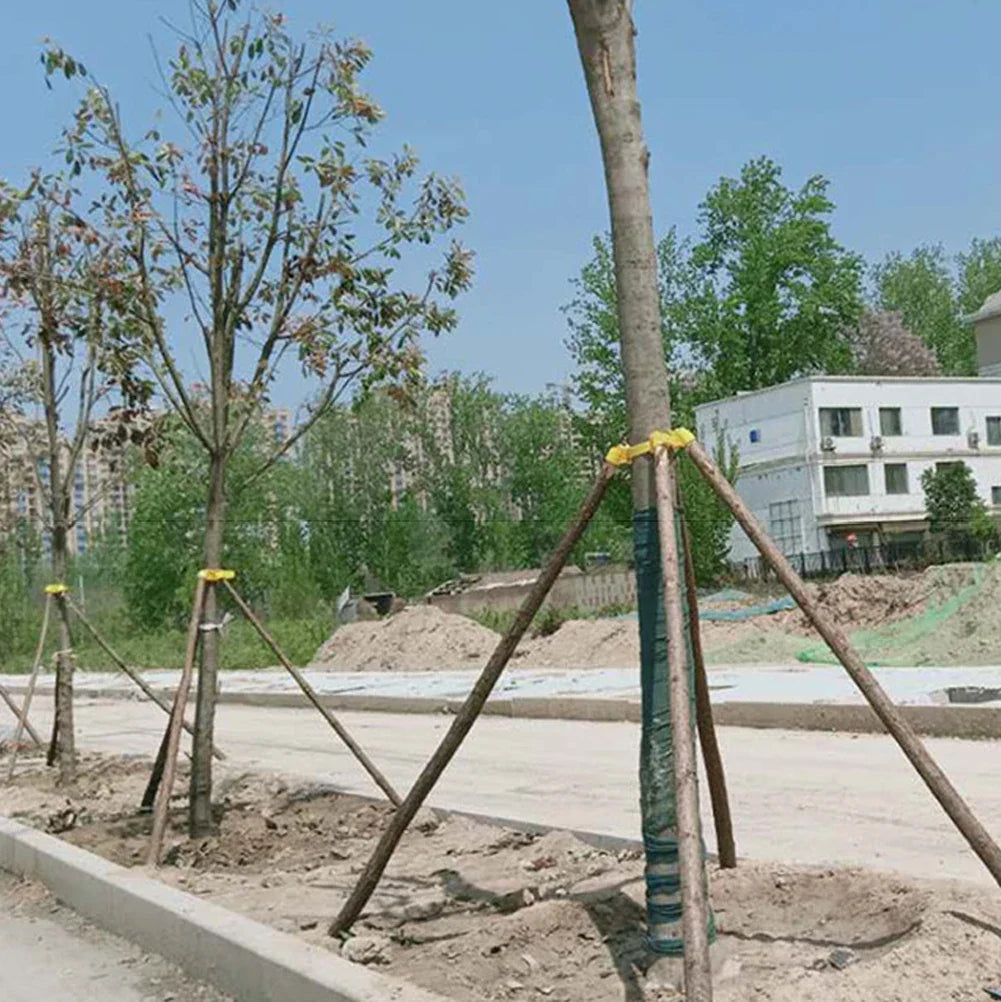 Practical Big Tree Growing Support Stake Bandage Landscape Tree Windproof Fixing Tripod Plastic Cups Greening Gardening Supplies