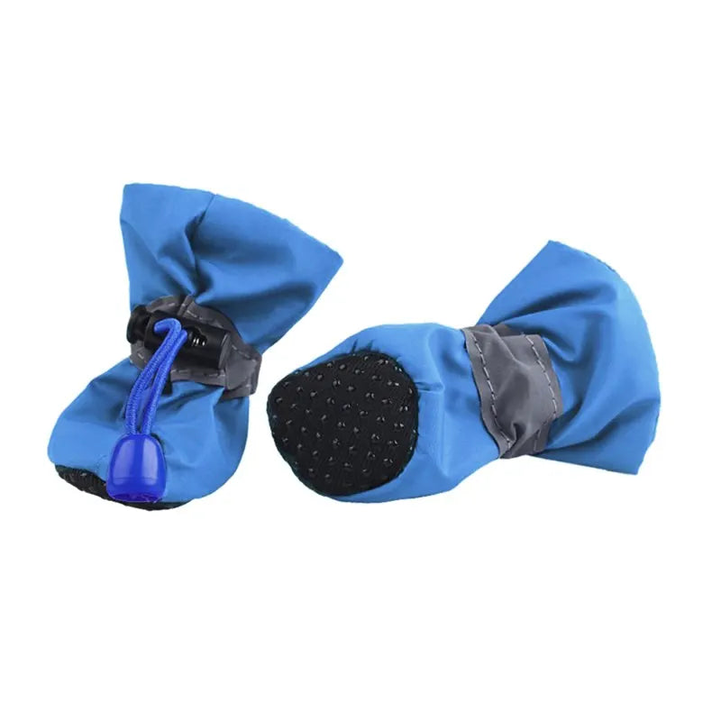 Winter Warm Pet Dog Shoes 4pcs/set Waterproof Antiskid Puppy Shoes for Small Medium Dogs Anti-slip Rain Snow Boots Pet Protectio