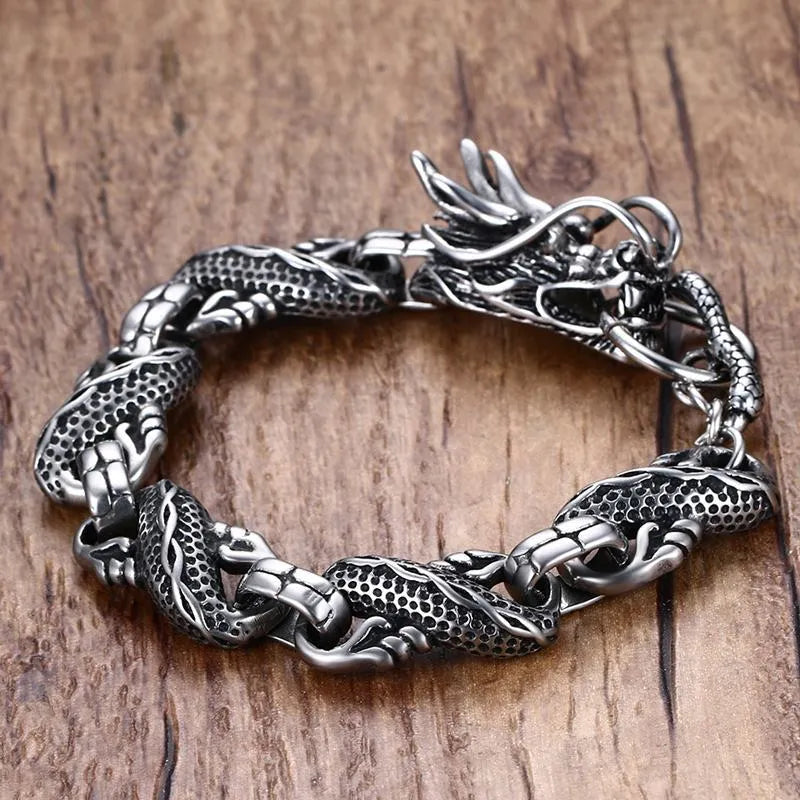 Vintage Skull Beaded Skull Bracelets Gothic Jewelry Accessories Gifts