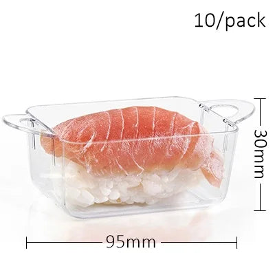 10 Pieces x Home Party Wedding Disposable Plastic Tableware Supplies, 75*62mm/100ml Mini Twisted Dessert Cup