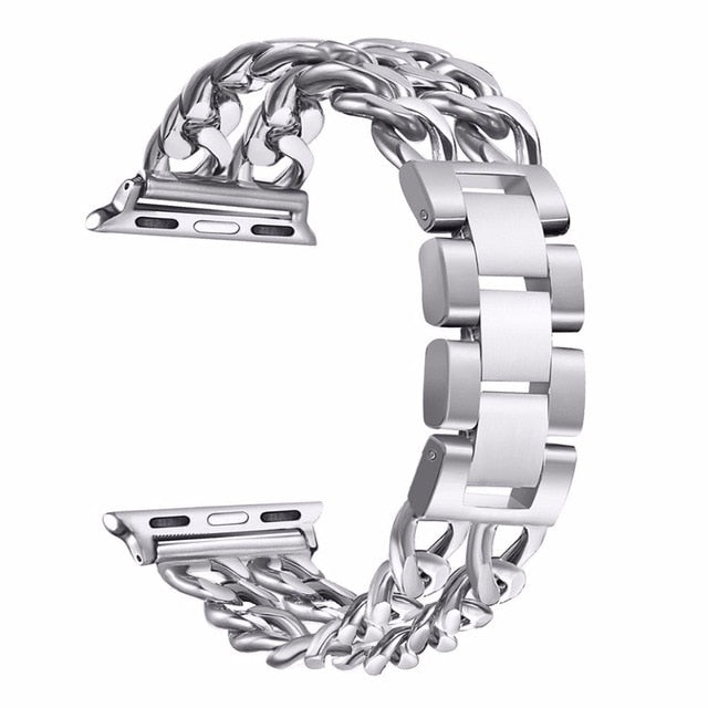 Stainless Steel Band For Apple Watch 6 SE 5 4 3 2 Band 40mm 44mm strap wristband Metal Band for iWatch Series 6 5 4 3 38mm 42mm