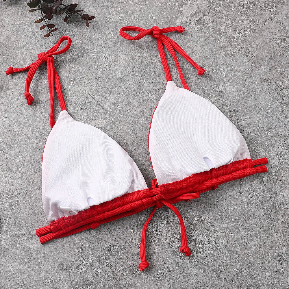 Latest sexy bikini women's Mini swimsuit women's bikini suit women's lace up swimsuit