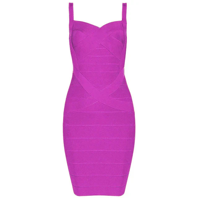 Club Ready Sleeveless Spaghetti Belt Stretching Fitness Club Mini Dress