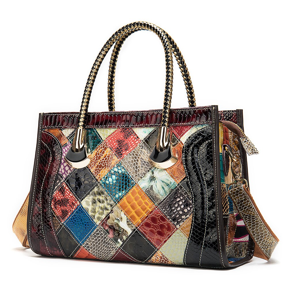 WESTAL womens genuine leather handbags women's leather luxury handbags women bags designer top-handle bags messenger bag female