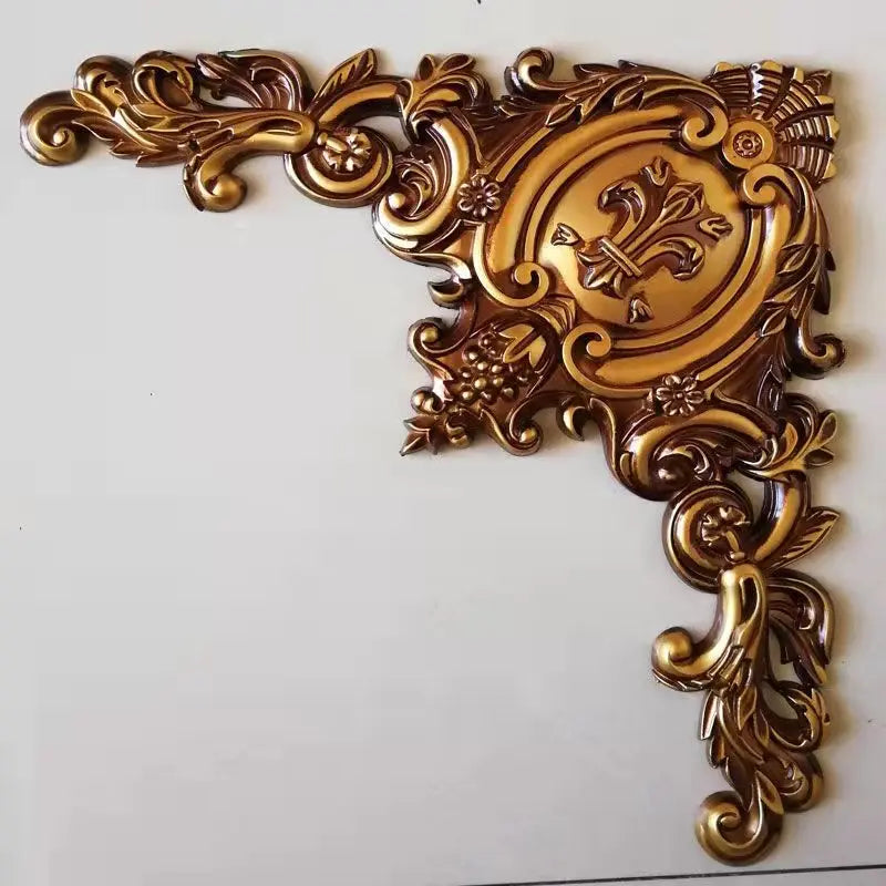European style ceiling corner flower background wall passway decorative wall stickers Wedding home decoration non-wood carvings