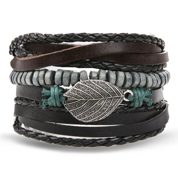 IFMIA Vintage Multi-layer Leather Bracelet Ladies Men's Bracelet Jewelry Bracelets Bangles New Style Party Gift Bohemian Gifts