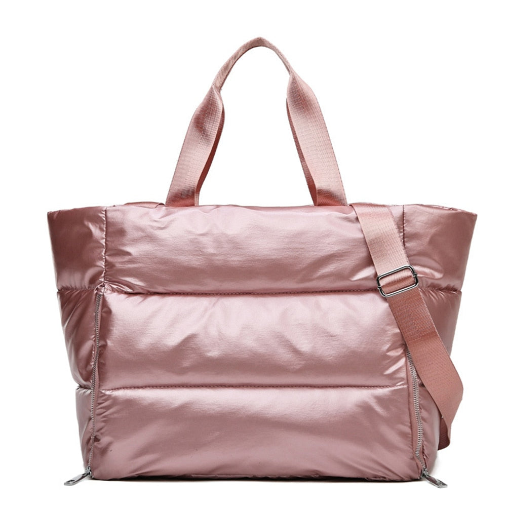 Dry-Wet Separation Yoga Handbags Large Capacity Waterproof Outdoor Gym Sports Travel Crossbody Bags Shoulder Bag for Women