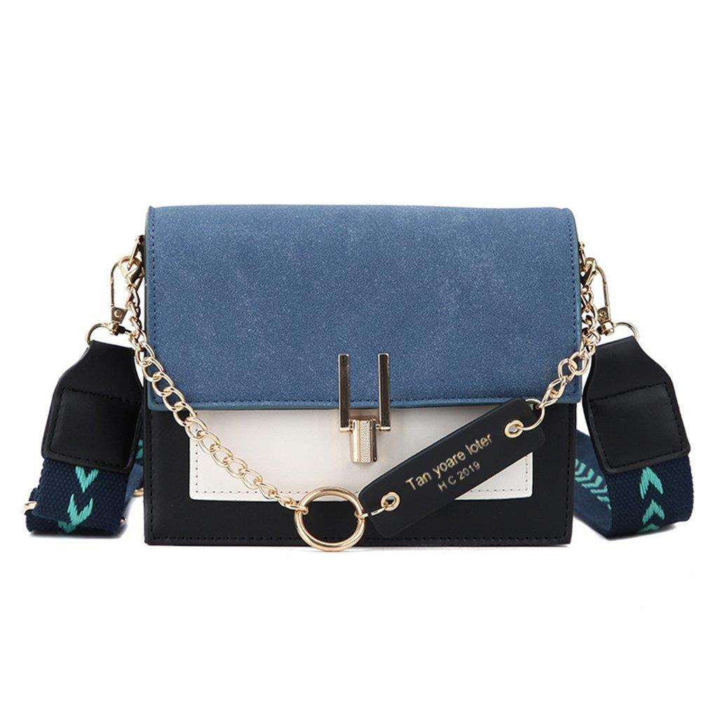 2021 New Handbags for Women Fashion Ins Ultra Fire Retro Wide Shoulder Strap Female Messenger Bags Simple Ladies Crossbody Bags