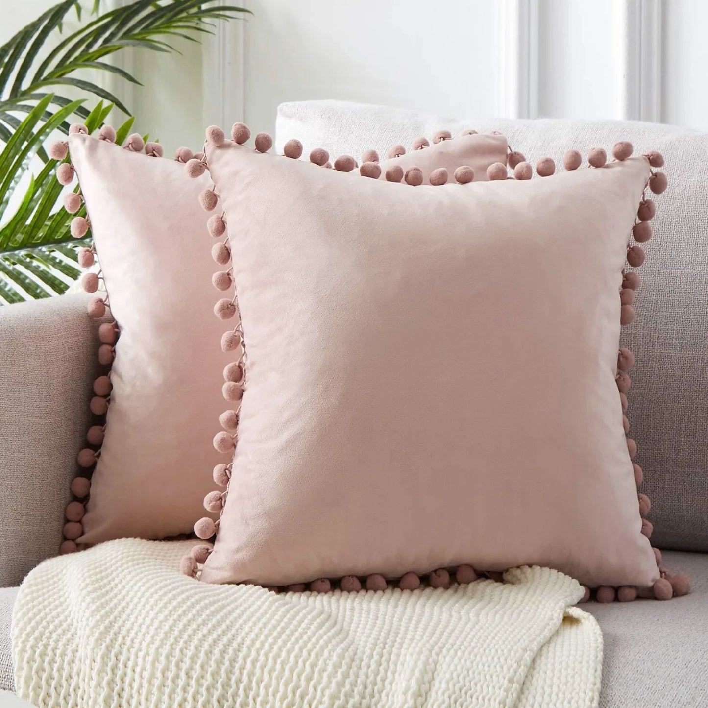 Soft Velvet Cushion Cover Decorative Pillow Case Covers Home Decor Room Decoration Sofa Pillowcases Big30×50 45×45 50X50 65X65cm