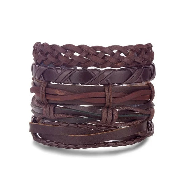 IFMIA Vintage Multi-layer Leather Bracelet Ladies Men's Bracelet Jewelry Bracelets Bangles New Style Party Gift Bohemian Gifts