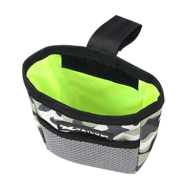 Pet Hands Free Training Waist Bag Dog Puppy Feed Pouch Outdoor Portable Camouflage Dogs Food Treat Pouch Waterproof Cloth Bag
