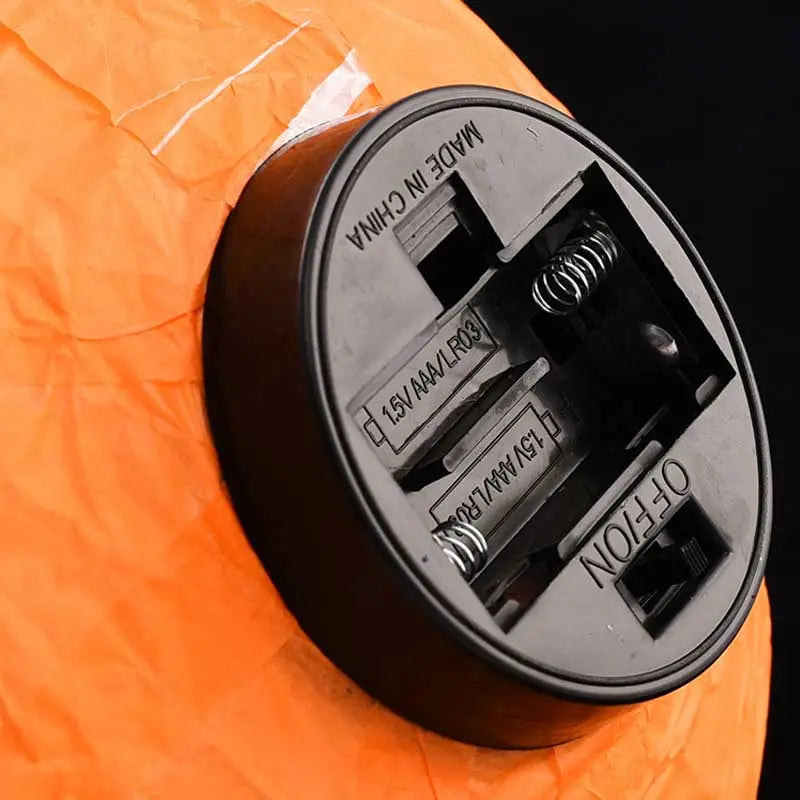 1pc Pumpkin Light Bat Spider Black Paper Orange White Hanging Lantern Halloween DIY Halloween Supplies