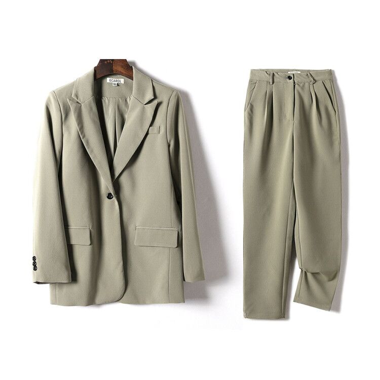 EtherealBe Blue Tailored office wear pantsuit for women