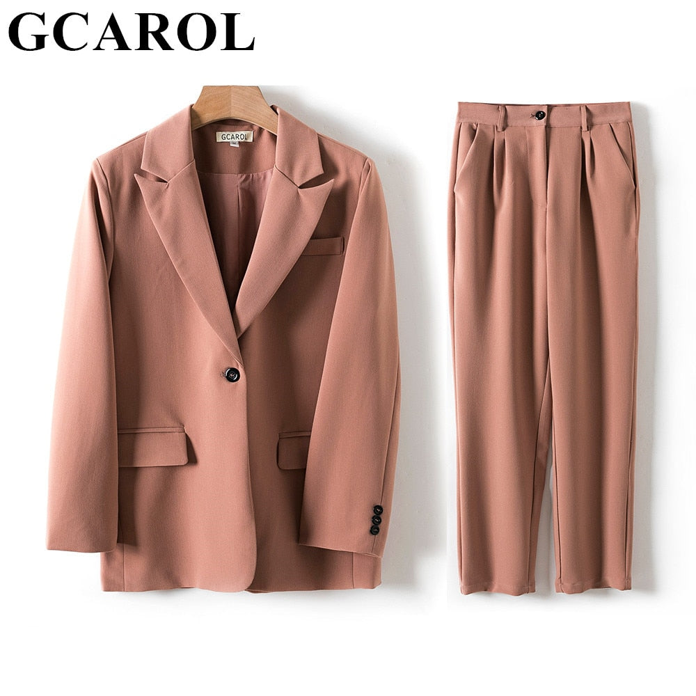 EtherealBe Blue Tailored office wear pantsuit for women