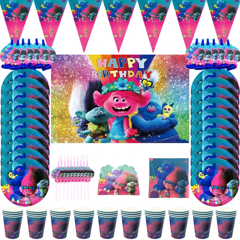 Trolls 2 Disposable Party Supplies