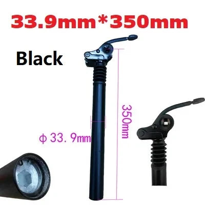 E-Bike Electric Folding Bike Shock Absorber Seat Post Alloy 25.4mm 27.2mm 28.6mm 31.8mm 33.9mm 34mm Folding Flipped Seat Post