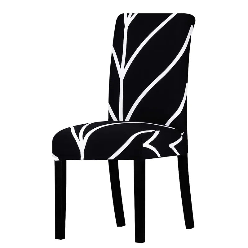 Chair Cover Printed Stretch Anti-dirty Elastic Seat Cover used For Wedding Party Home Kitchen Dining Room office living room