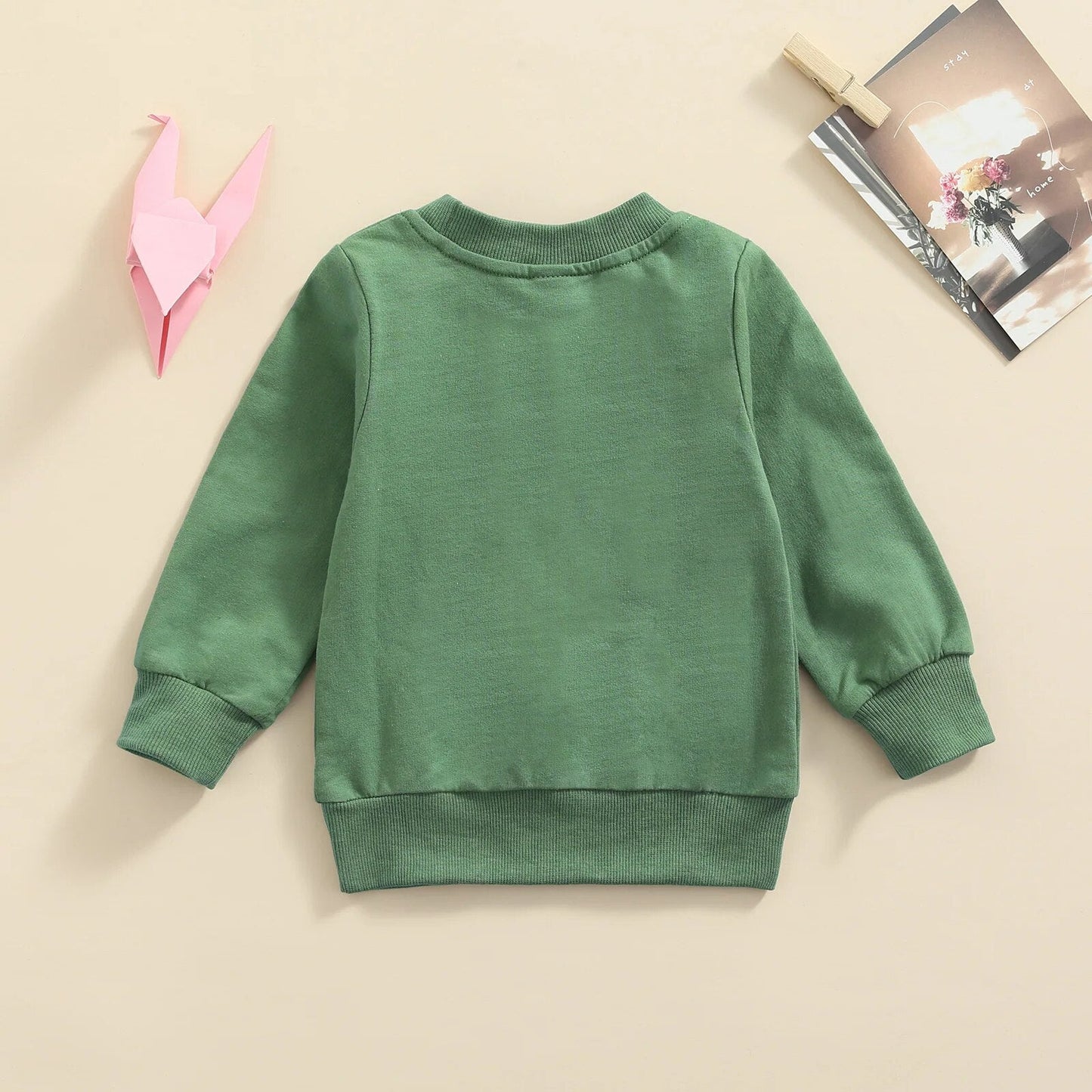 FOCUSNORM 4 Colors Lovely Baby Girls Boys Sweatshirt Tops Outfits 0-3Y Letter Printed Long Sleeve Pullover Outwear