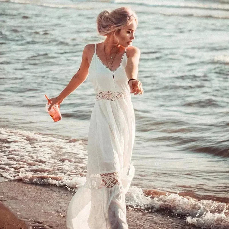 Bikini Cover Up Lace Hollow Crochet Swimsuit Beach Dress Women 2024 Summer Ladies Cover-Ups Bathing Suit Beach Wear Tunic