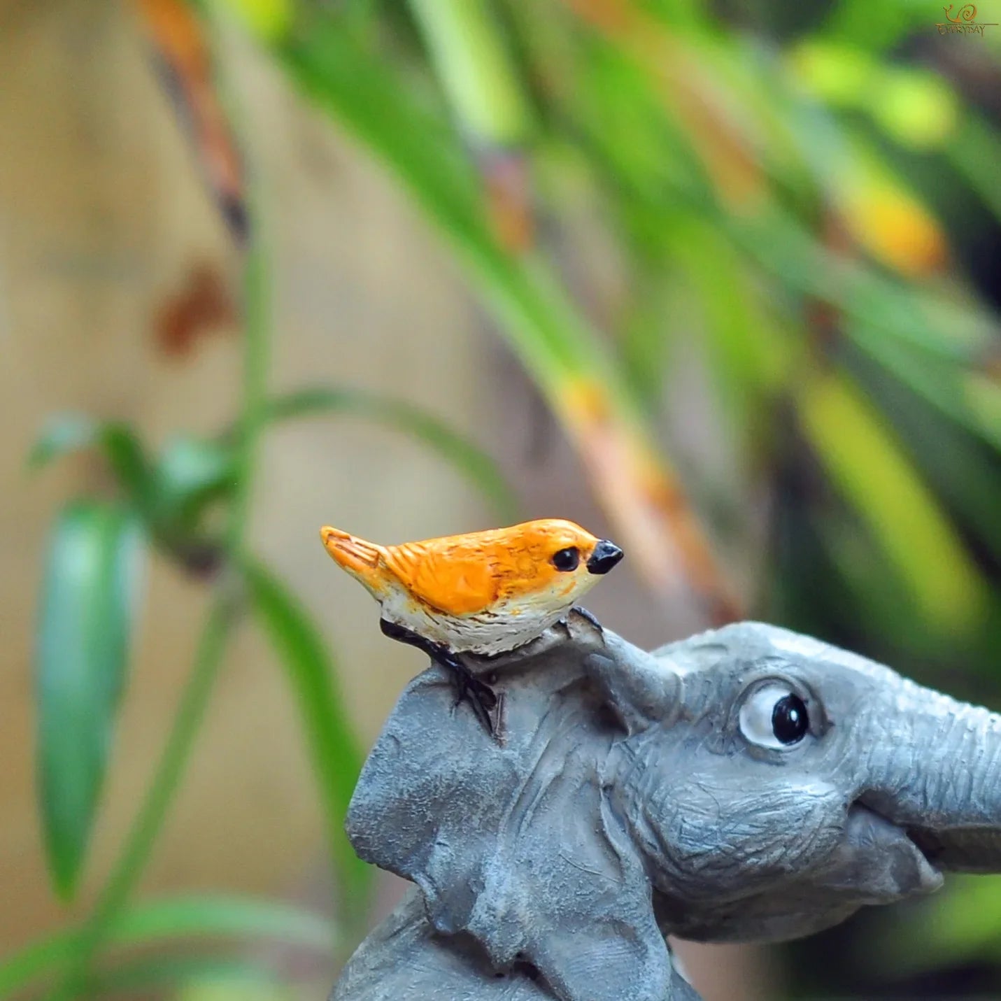 Everyday collection lucky elephant figurines fairy garden animal ornaments home decor tabletop decoration souvenir crafts