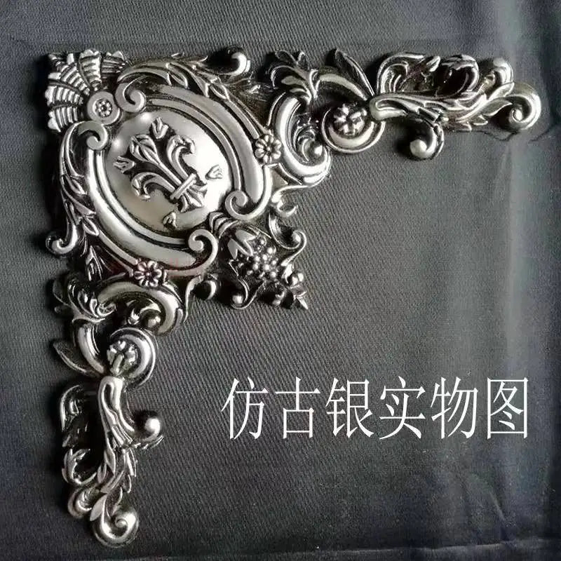European style ceiling corner flower background wall passway decorative wall stickers Wedding home decoration non-wood carvings