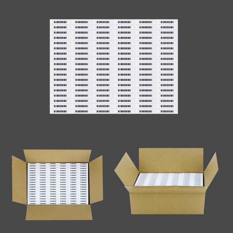 50pcs Barcode Type 58KHz Security Soft Sticker DR Label for EAS Anti theft System, DR Label