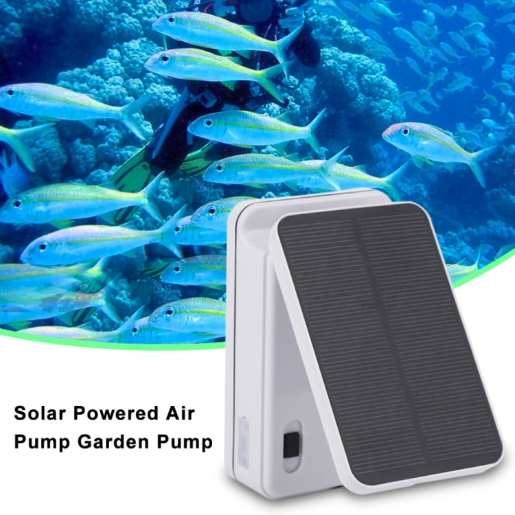 5V Foldable Aquarium Fish Tank Solar Power Air Pump Oxygenator, US Plug, Solar Power Oxygenator